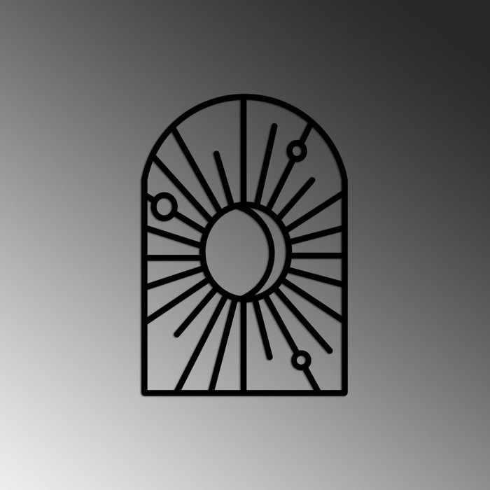 Wallity Window And Crescent - M Negro